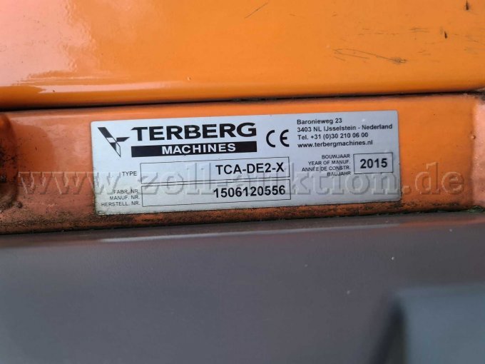 Ansicht Typenschild Terberg Schüttung