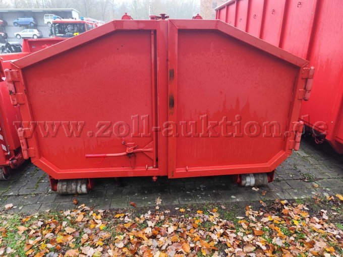 Heckansicht Abrollbehälter