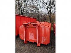 Frontansicht Abrollbehälter