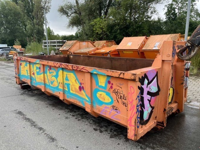 Abrollcontainer 13 m³ - Seitenansicht
