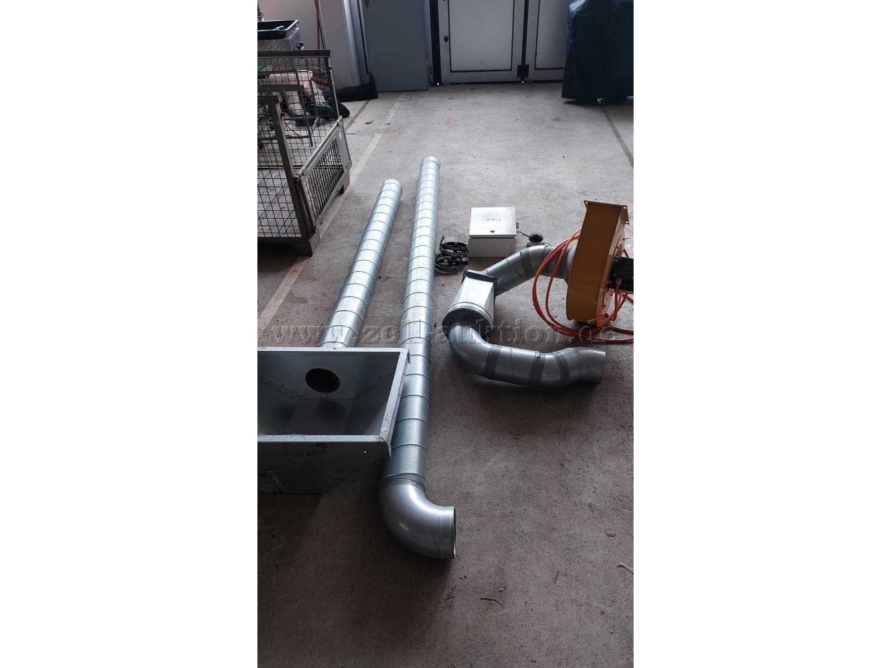 Komplettes Paket Absauganlage