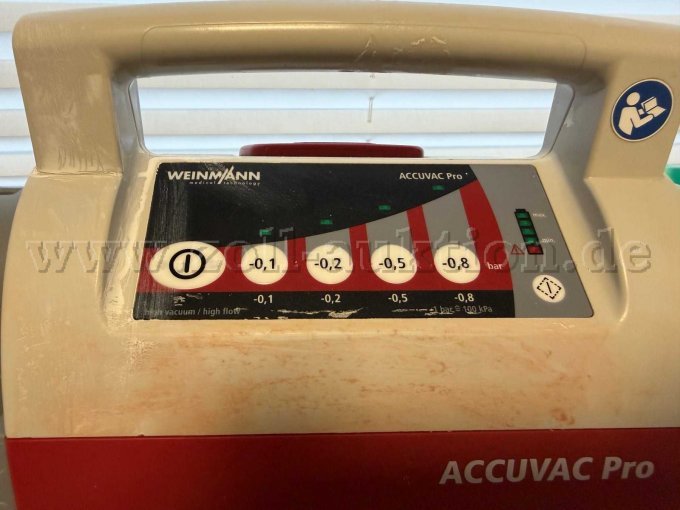 Bereich des Reinigungsversuchs