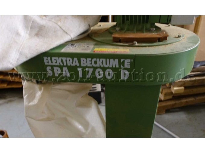 1 Absaugung Elektra Beckum SPA 1700 D – foto 2 – kavel bij Zoll-Auktion, Kühbach