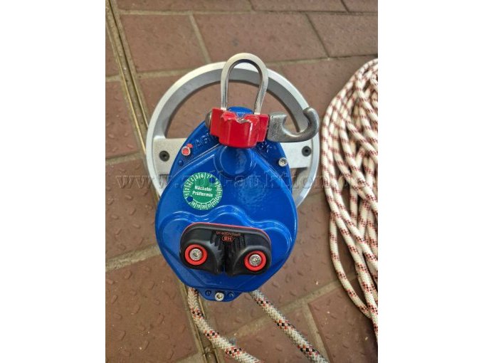 Abseilgerät Rückseite