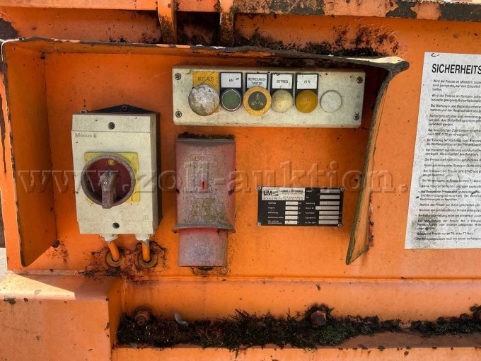 1 Absetzmulde Selbstpressmulde 8cbm Hersteller: Ludden & Mennekes – foto 13 – kavel bij Zoll-Auktion, Ludwigsburg