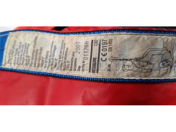 Typenschild Rettungswindel