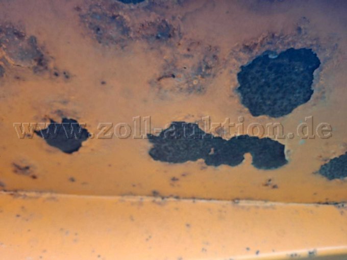Rost unter der Ladefläche