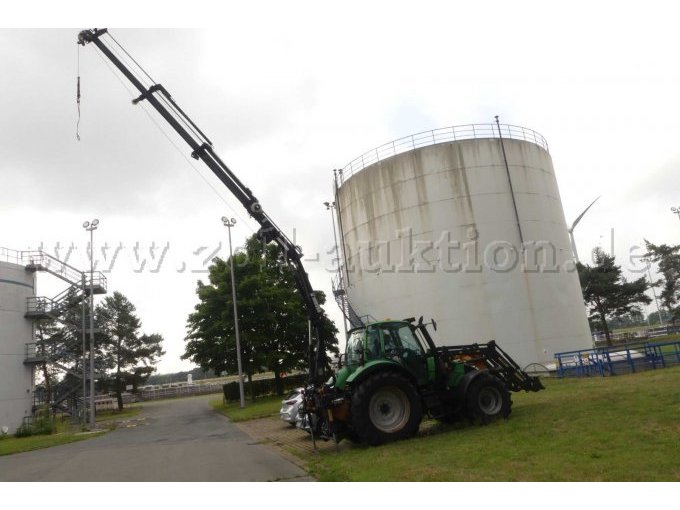 Ausgefahrener Ladekran