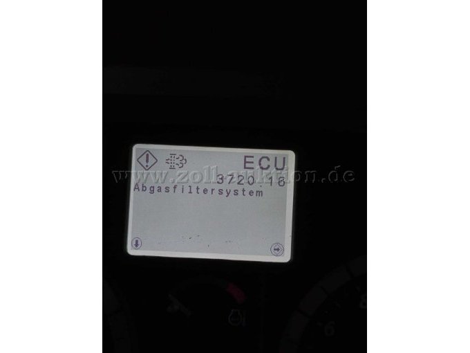 Fehlercode Abgasfiltersystem