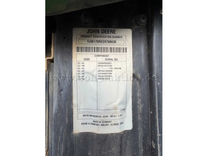 1 Ackerschlepper John Deere 6170R - Getriebeschaden – foto 11 – kavel bij Zoll-Auktion, Kevelaer