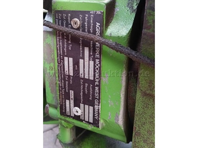 Typenschild Maschine