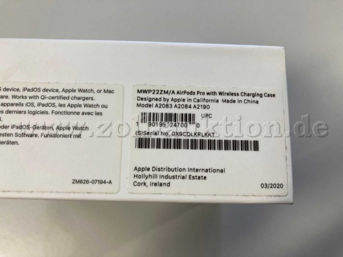 Bezeichnung, AirPods Pro