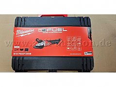 Koffer mit Winkelschleifer