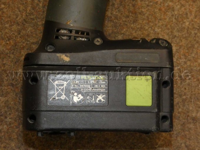 1 Akku Bohrmaschine Festool T12 + 3, mit Akku, gebraucht – foto 3 – kavel bij Zoll-Auktion, Pirna
