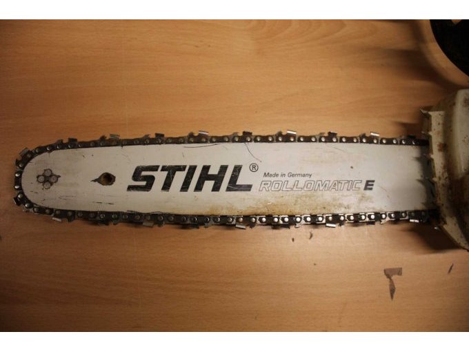 Sicht auf das Sägeblatt