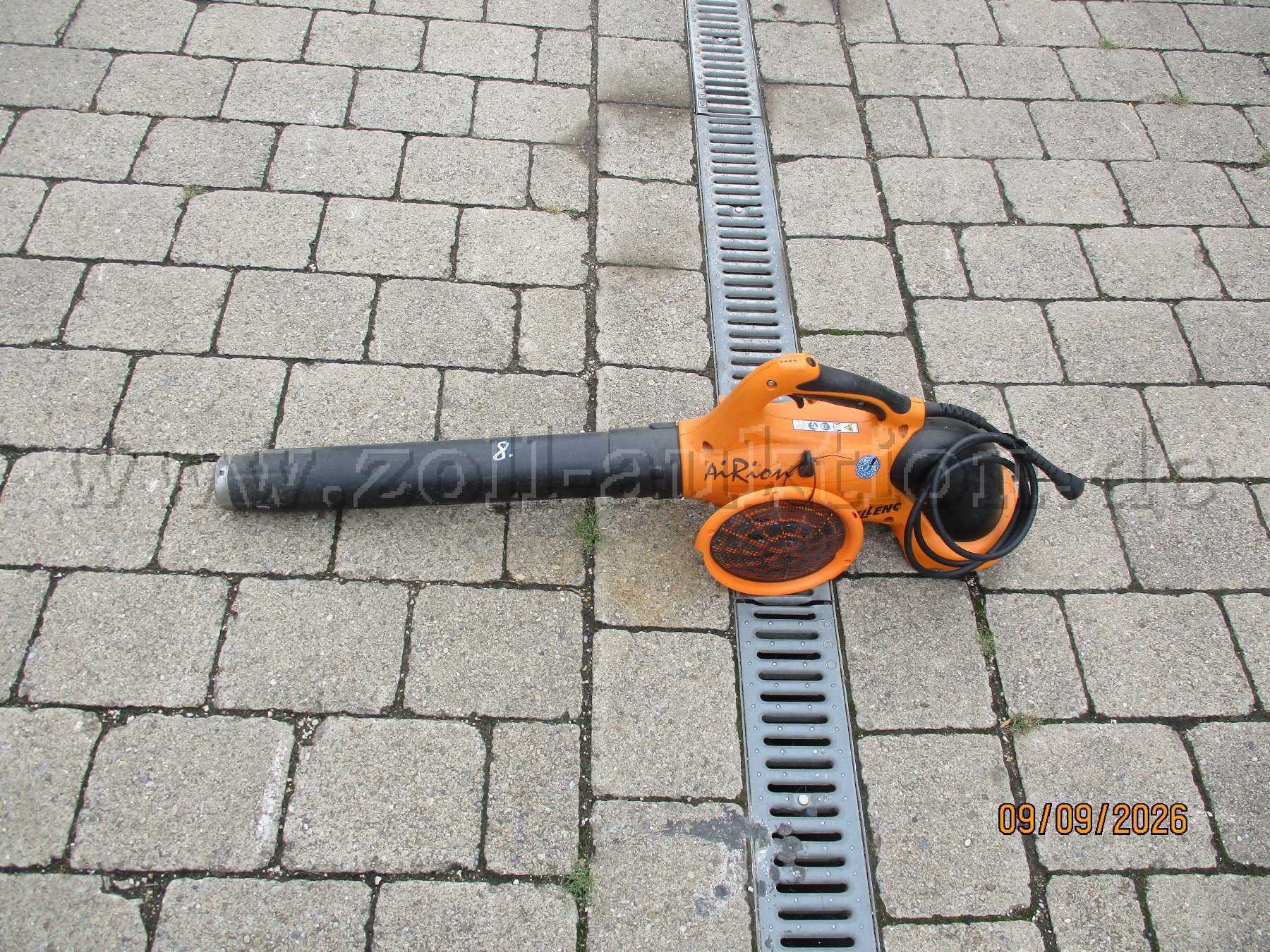 Blasgerät Pellenc, Gerät 8, 1