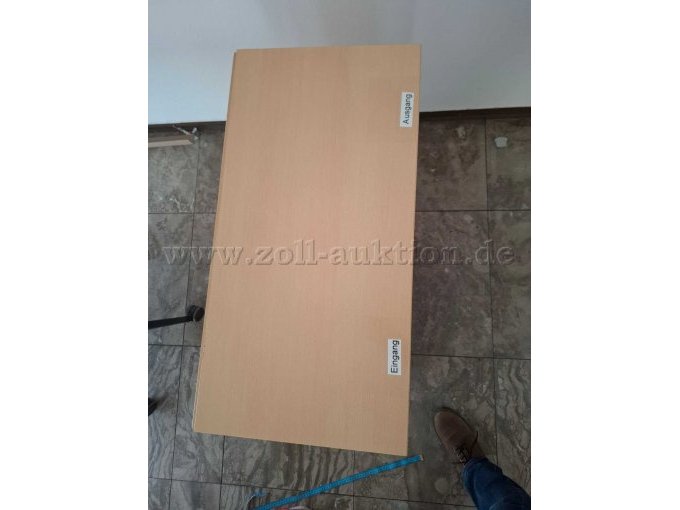 Draufsicht Aktenbock, Höhe 2 OH, Aufkleber sichtbar