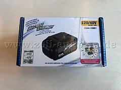 Verpackung Activ Energy Akku