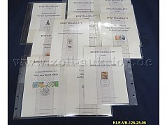 Ersttagsblätter 1982
