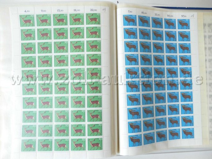 Innenansicht Doppelseite jeweils 2 Bögen