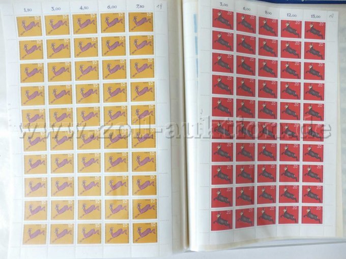 Innenansicht Doppelseite jeweils 2 Bögen