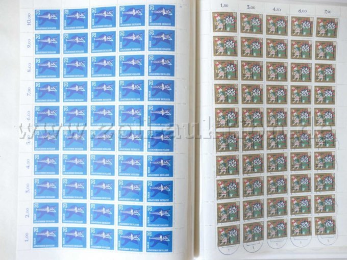 Innenansicht Doppelseite jeweils 2 Bögen