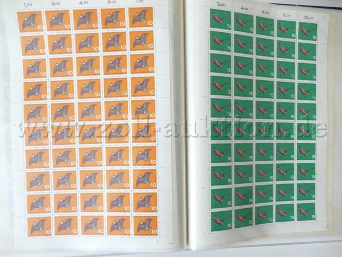 Innenansicht Doppelseite jeweils 2 Bögen