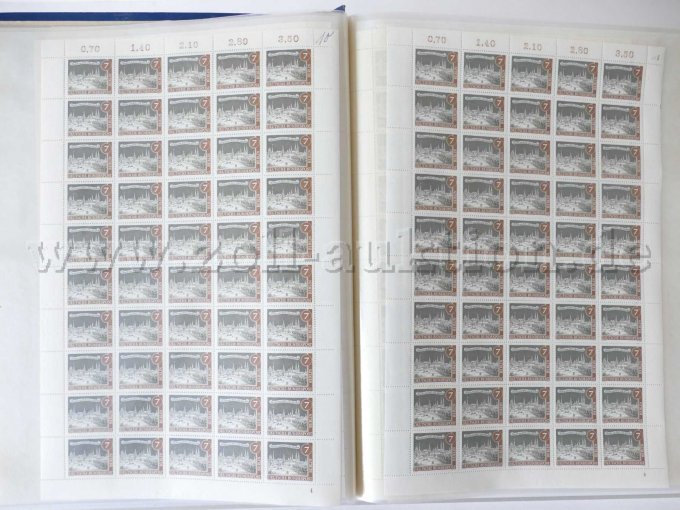 Innenansicht Doppelseite jeweils 2 Bögen