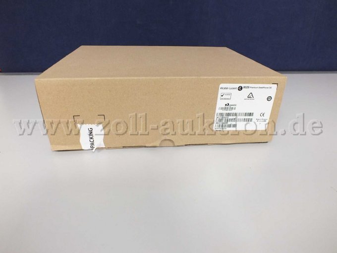 Ansicht in OVP mit Typenbezeichnung und CE- Kennung