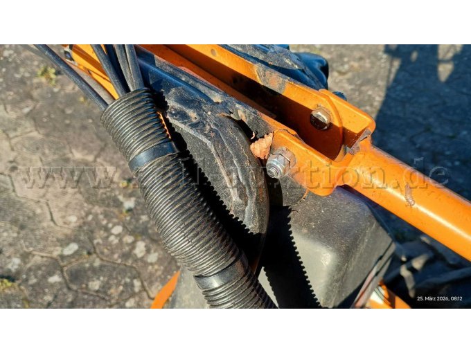 Ansicht des geschweißten Rahmens rechts