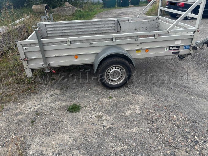 1 aluminium aanhangwagen van Koch, eenassig, met remmen, bouwjaar 2019, type B 1 P – foto 5 – kavel bij Zoll-Auktion, Celle