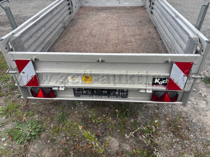 1 aluminium aanhangwagen van Koch, eenassig, met remmen, bouwjaar 2019, type B 1 P – foto 4 – kavel bij Zoll-Auktion, Celle