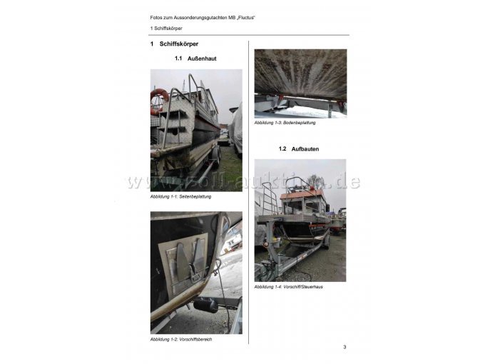 Schiffskörper Aufbauten