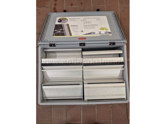Schlauchbrückenelemente in Transportbox