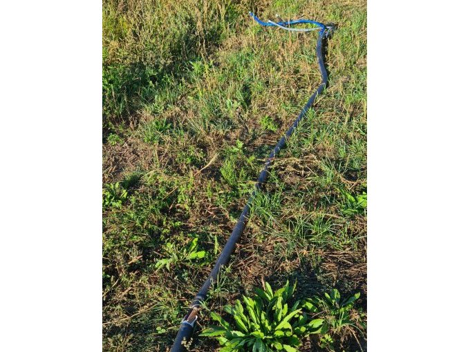 Kabel ausgerollt, Kabelanfang
