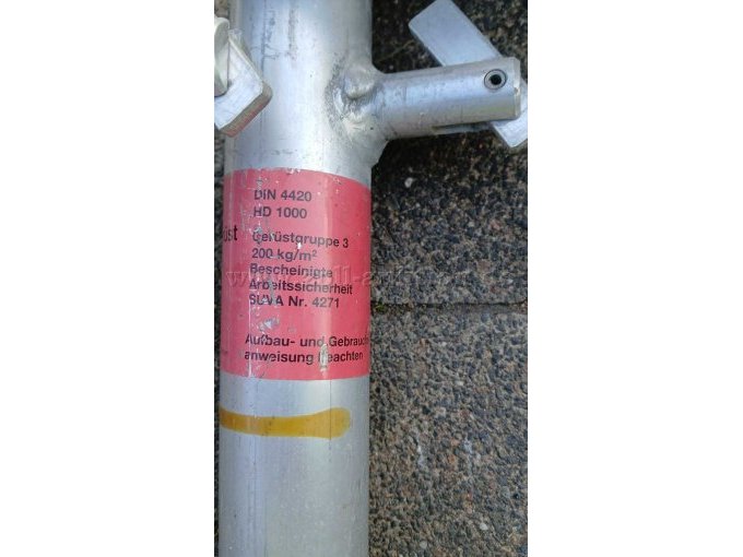 DIN Kennzeichnung Gerüstrahmen