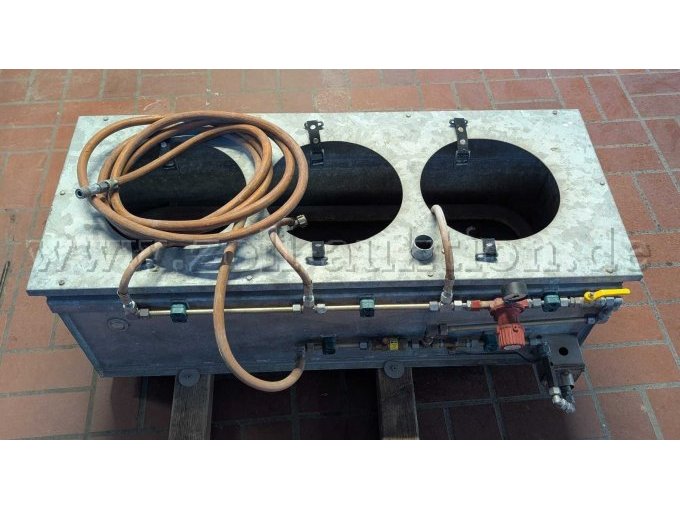 Aufnahme Gasflaschen hinten