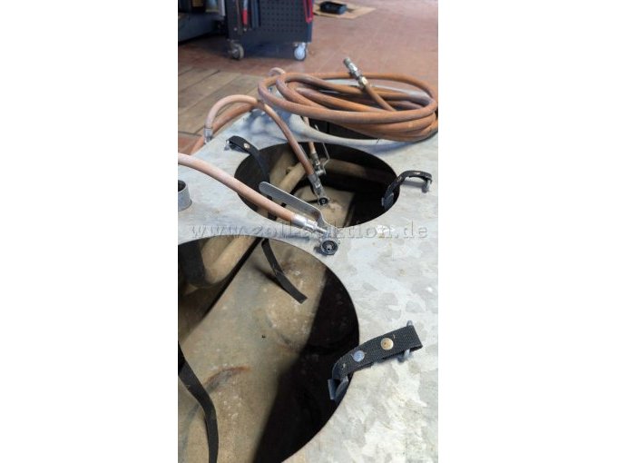 Aufnahme Gasflaschen Nahaufnahme