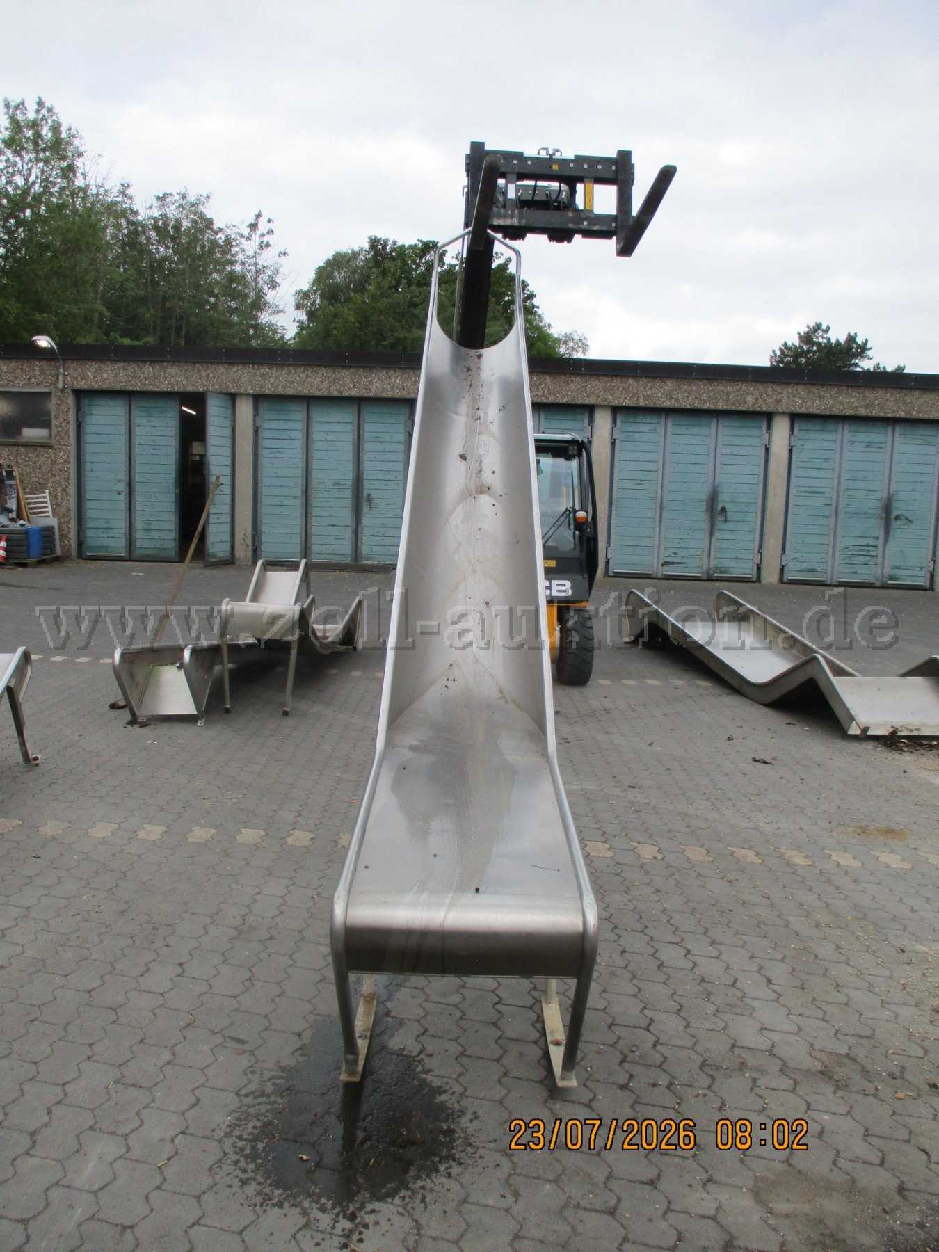 1 toboggan en acier inoxydable à monter