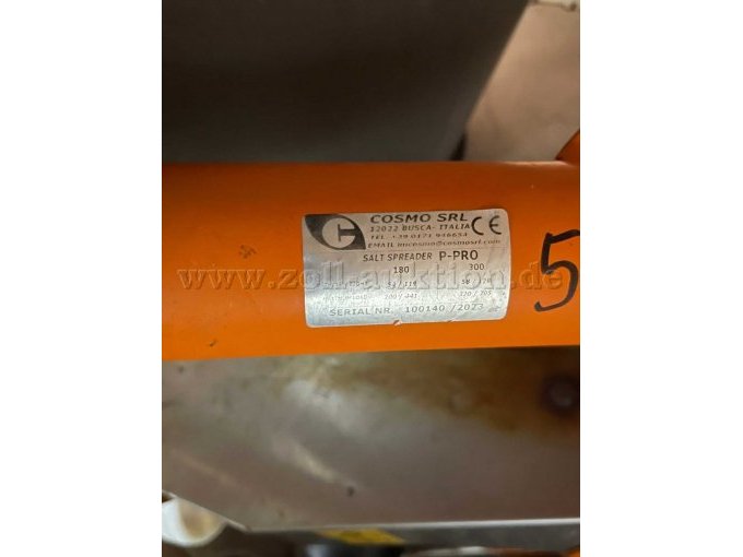 Salzstreuer Typenschild