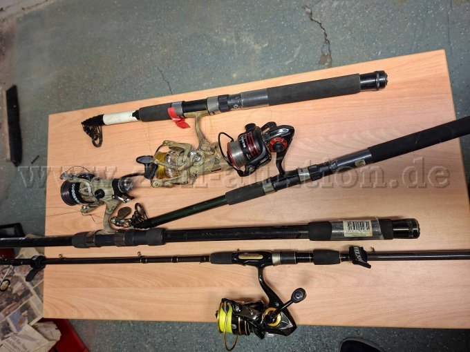 Angelruten Draufsicht