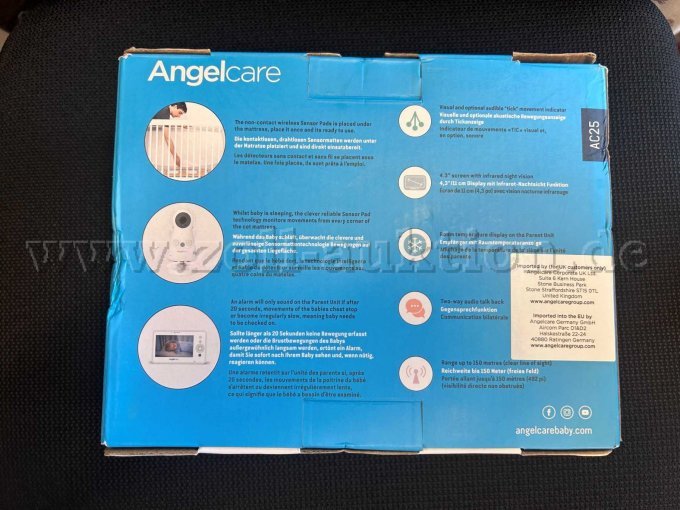 Rückseite der Verpackung