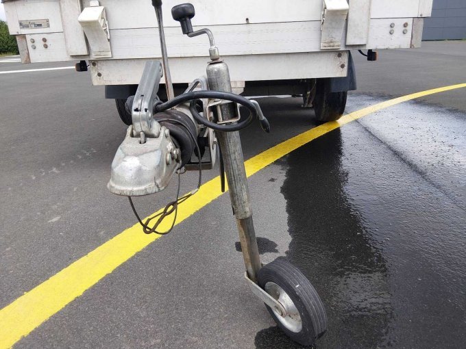 Ansicht Kugelkupplung mit Stützrad