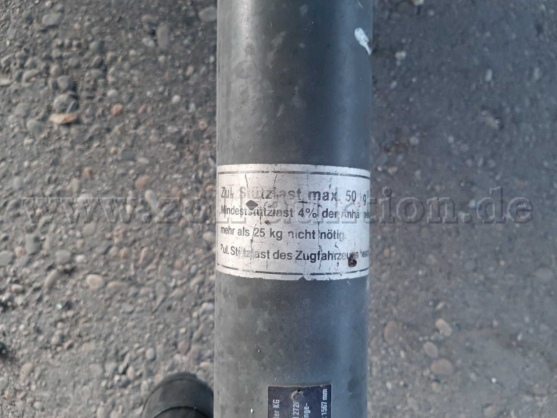 Deichsel mit Stützlastanzeige