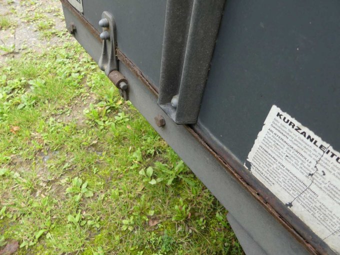 Bordwand hinten beschädigt und durchgerostet