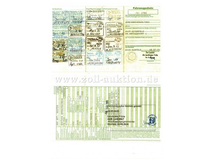 1 Anhänger Barthau PK 750, offener Kasten – foto 4 – kavel bij Zoll-Auktion, Eiterfeld