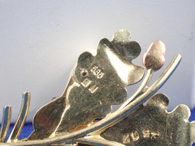 Blick auf die Punzierung