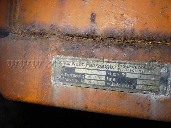 Typenschild, Roststellen