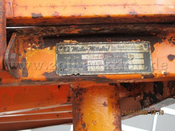 Typenschild Anhänger