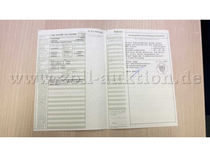 Fahrzeugbrief II